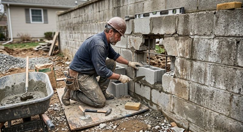 Block Wall Repair in Napa, CA