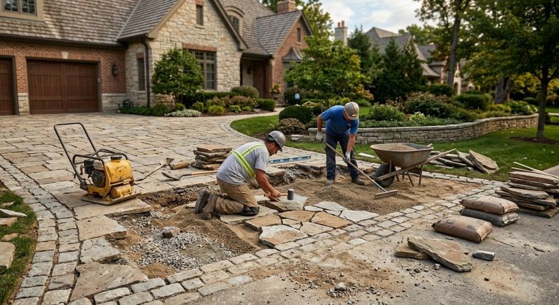 Brick Driveway Repair in Vacaville, CA