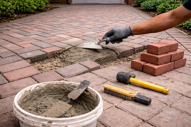 Brick Flatwork Repair in Benicia, CA