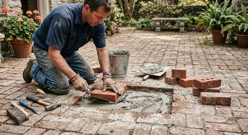 Brick Flatwork Repair in Napa, CA