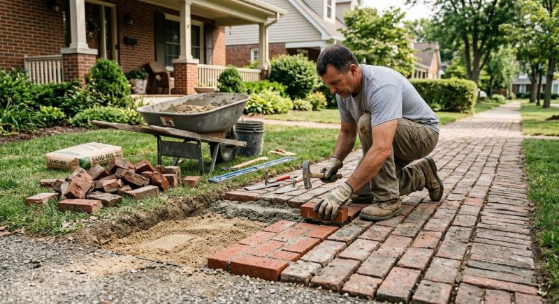 Brick Flatwork Repair in Napa, CA