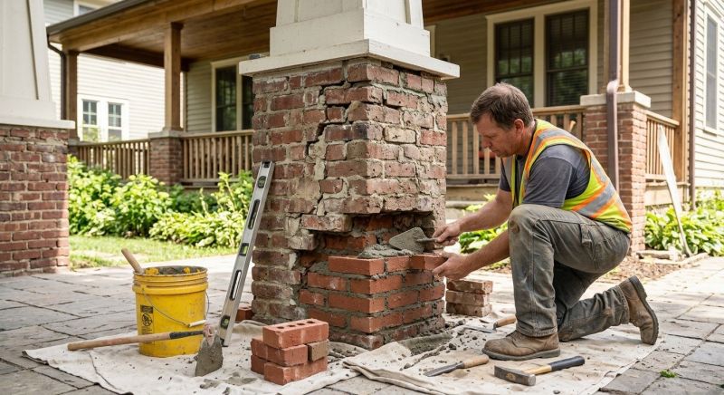 Brick Masonry Restoration in Vacaville, CA