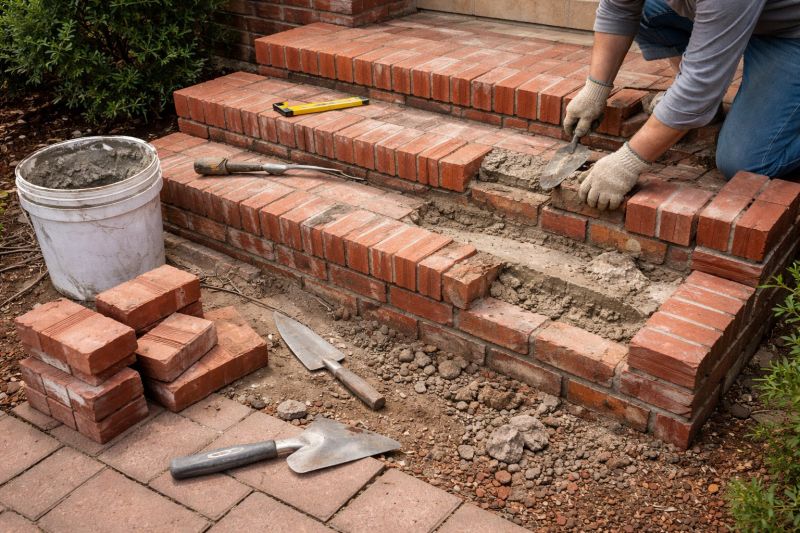 Brick Stairs Repair in Vacaville, CA