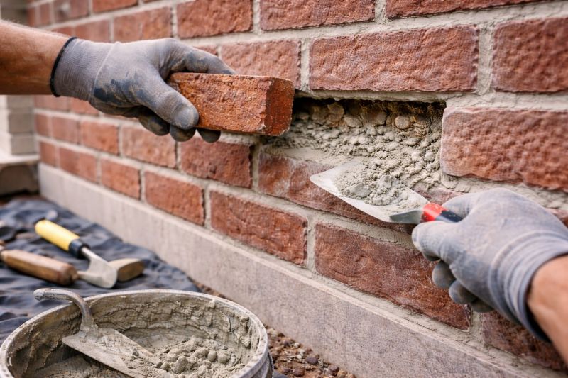 Brick Stairs Repair in Vacaville, CA