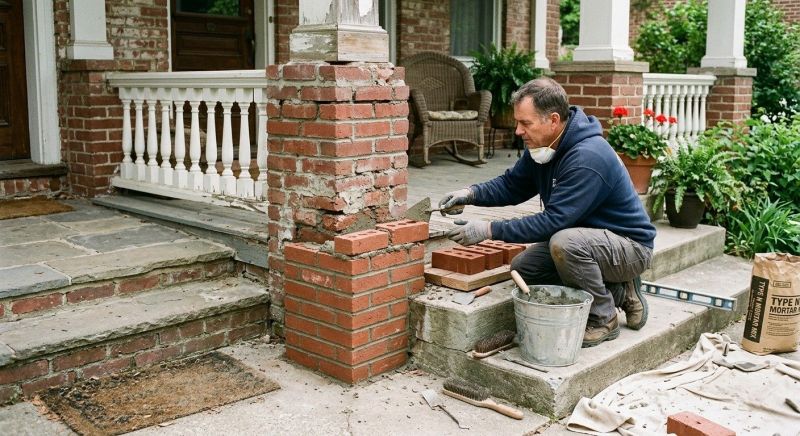 Brick Stairs Repair in Pittsburg, CA
