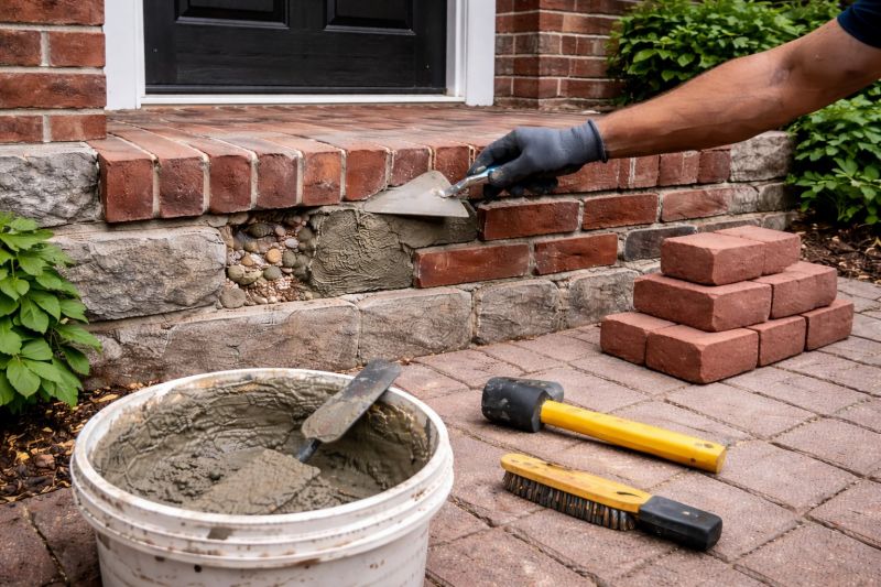 Brick Stoop Repair in Vacaville, CA