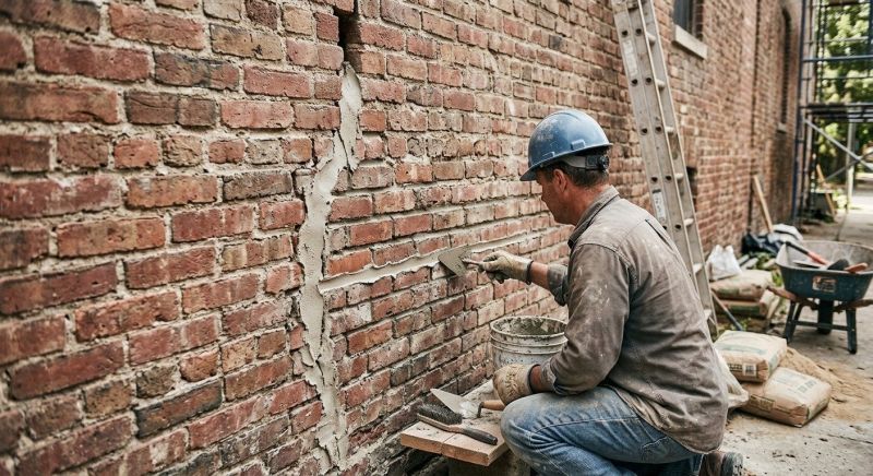 Brick Wall Repair in Fairfield, CA