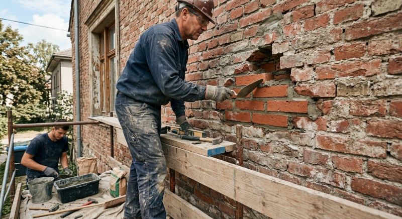 Brick Wall Repair in Travis Afb, CA