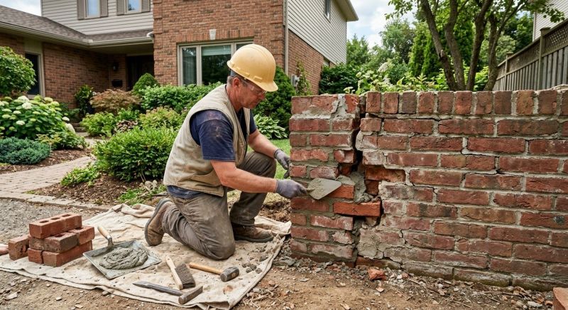 Brick Wall Repair in Vallejo, CA