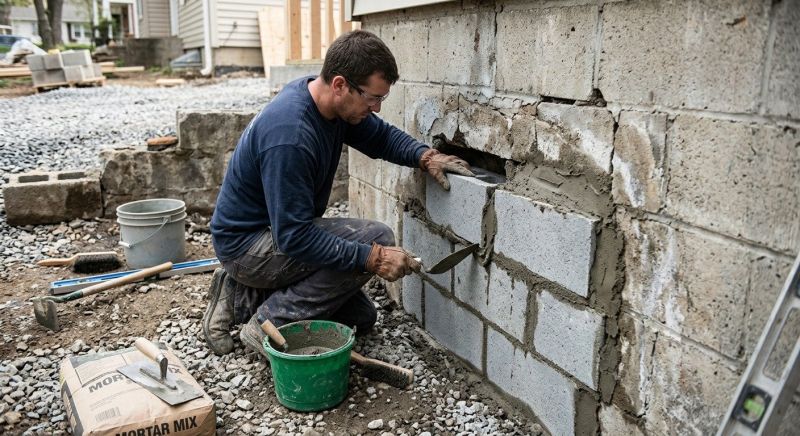 Concrete Block Repair in Travis Afb, CA