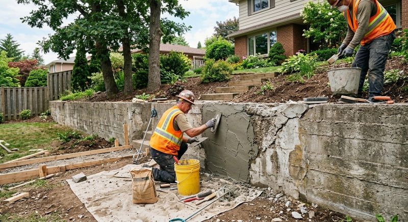 Retaining Wall Repair in Vacaville, CA