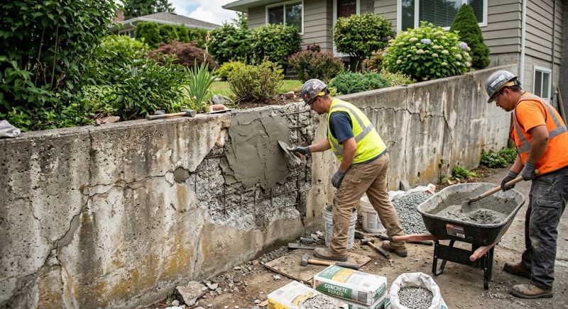 Retaining Wall Repair in Solano County, CA