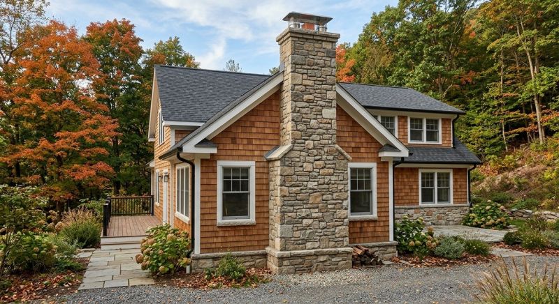 Stone Chimney Installation in Davis, CA