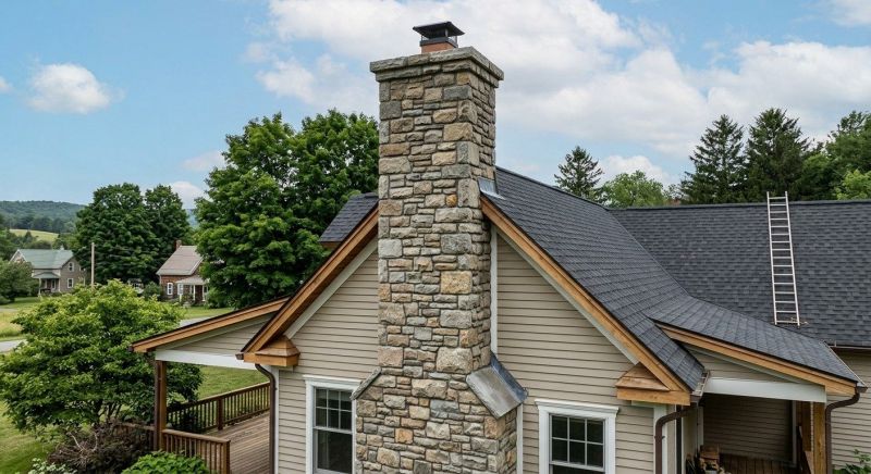 Stone Chimney Installation in Vacaville, CA