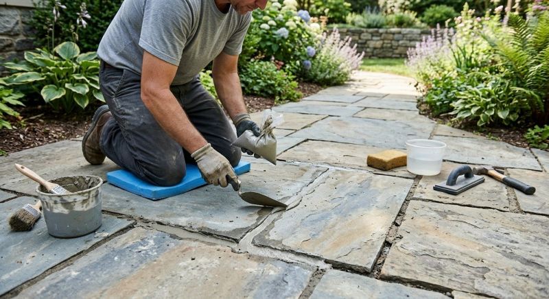 Stone Walkway Repair in Vacaville, CA