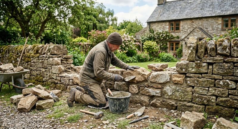 Stone Wall Repair in Rio Vista, CA