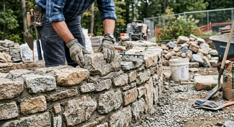 Stonework Installation in Napa County, CA